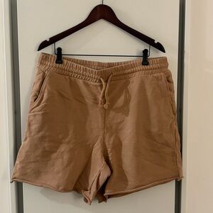 H&M | 100% Cotton Women's Sweatshorts - Brown
